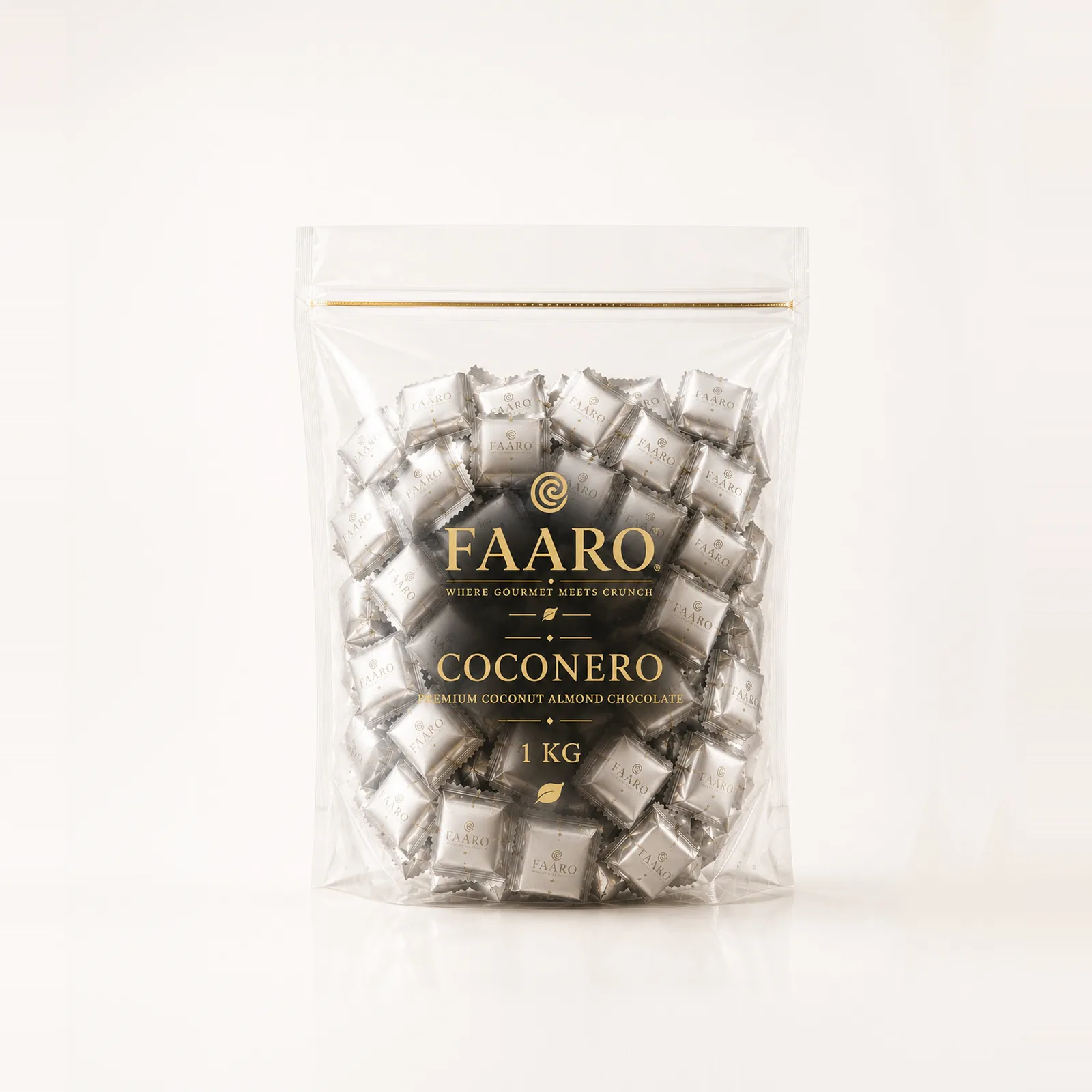 COCONERO Premium Coconut Almond Chocolate (1kg) — front of pack