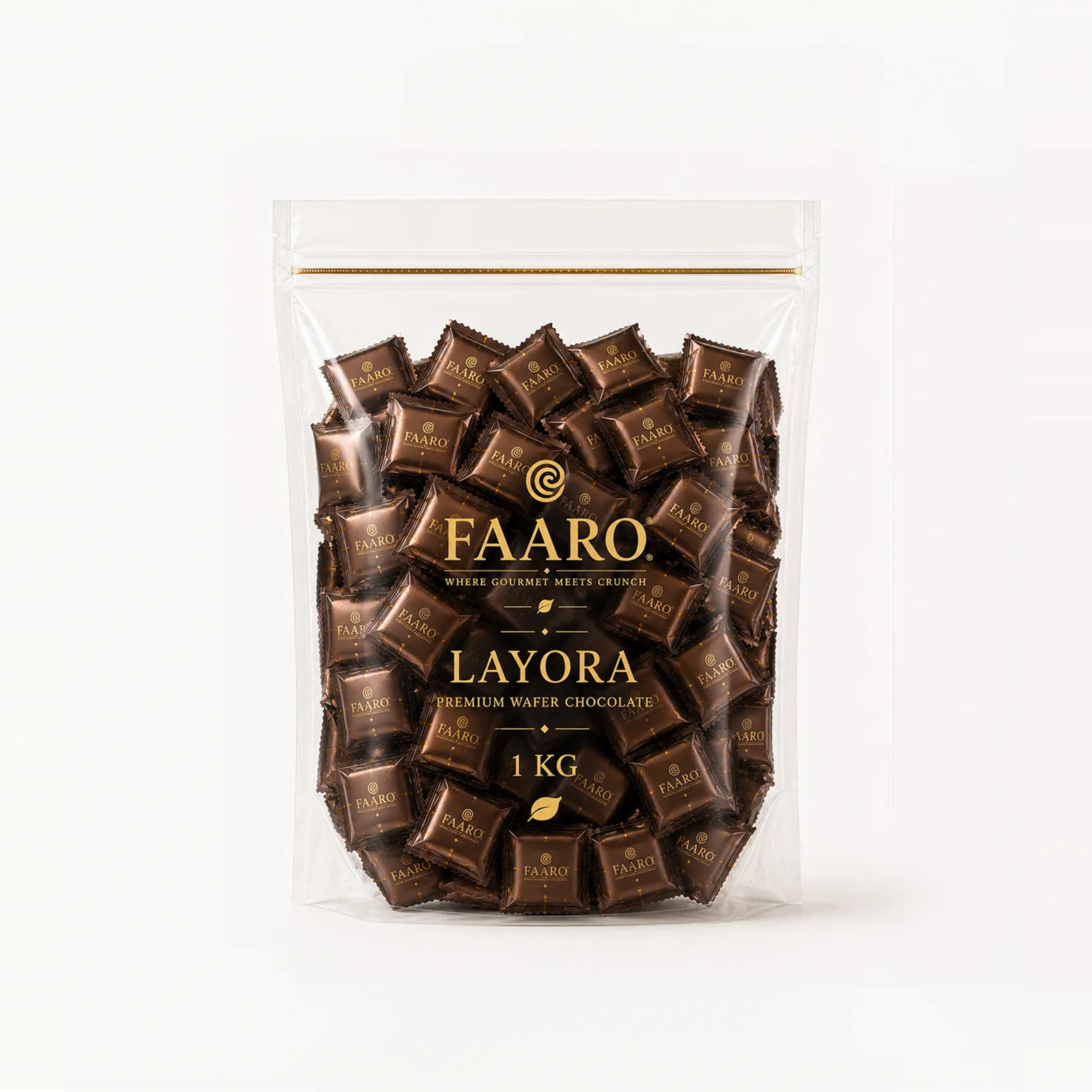 LAYORA Premium Wafer Chocolate (1kg) — front of pack