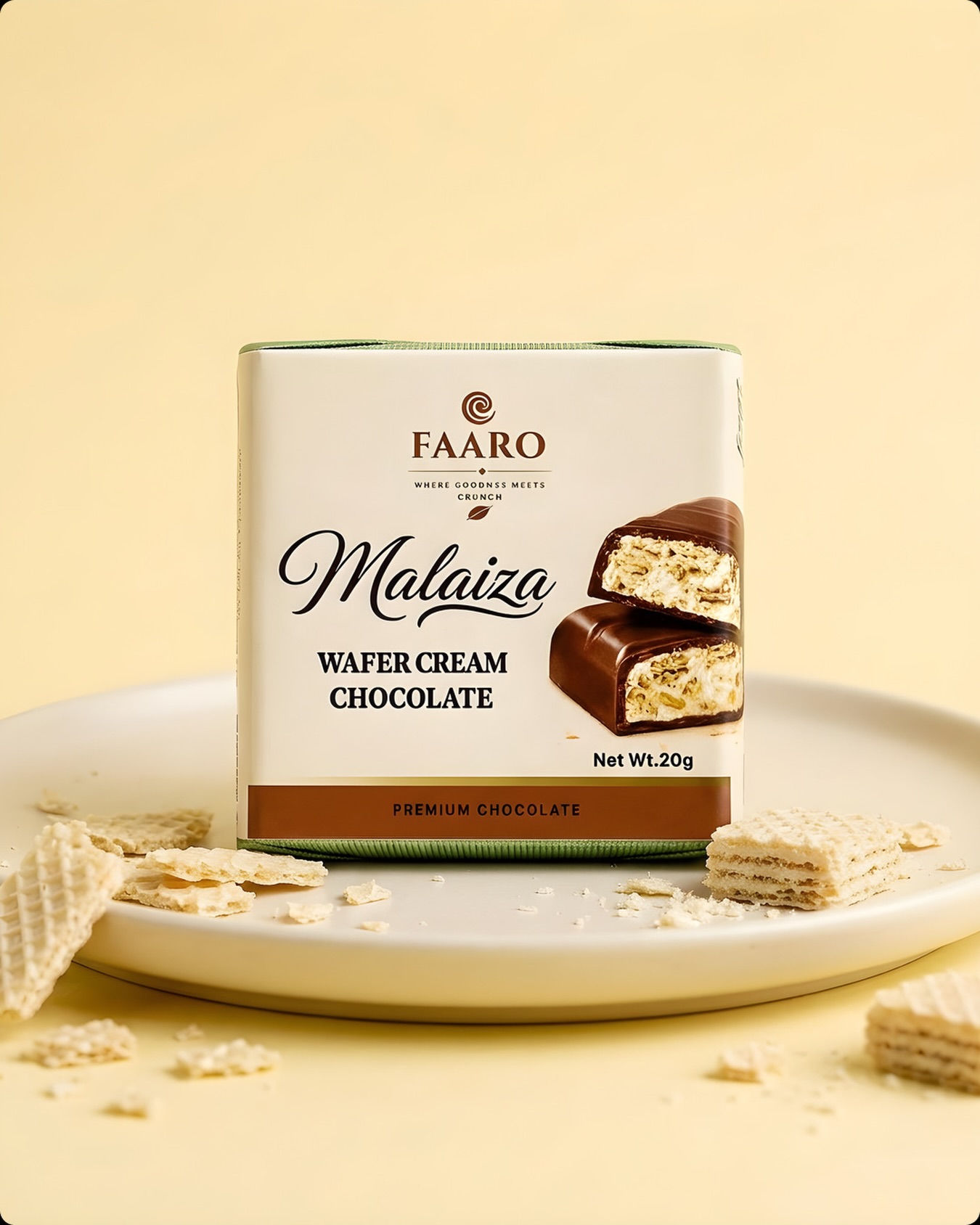 Layer, cream, layer, snap. Malaiza keeps it light, the wafer does the…